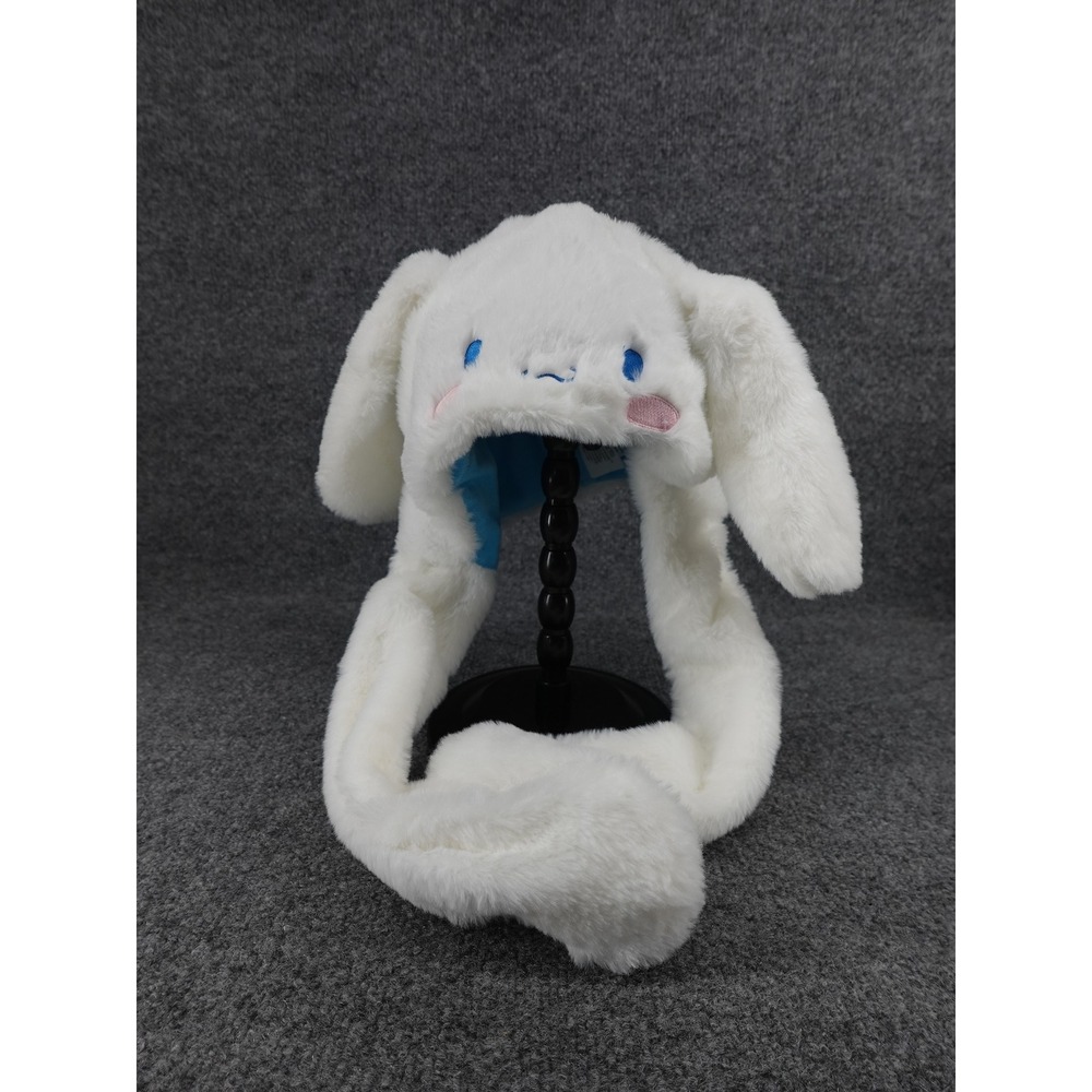 Sanrio Cinnamoroll Plush Hat Unisex OSFM White Faux Fur Kawaii Cosplay